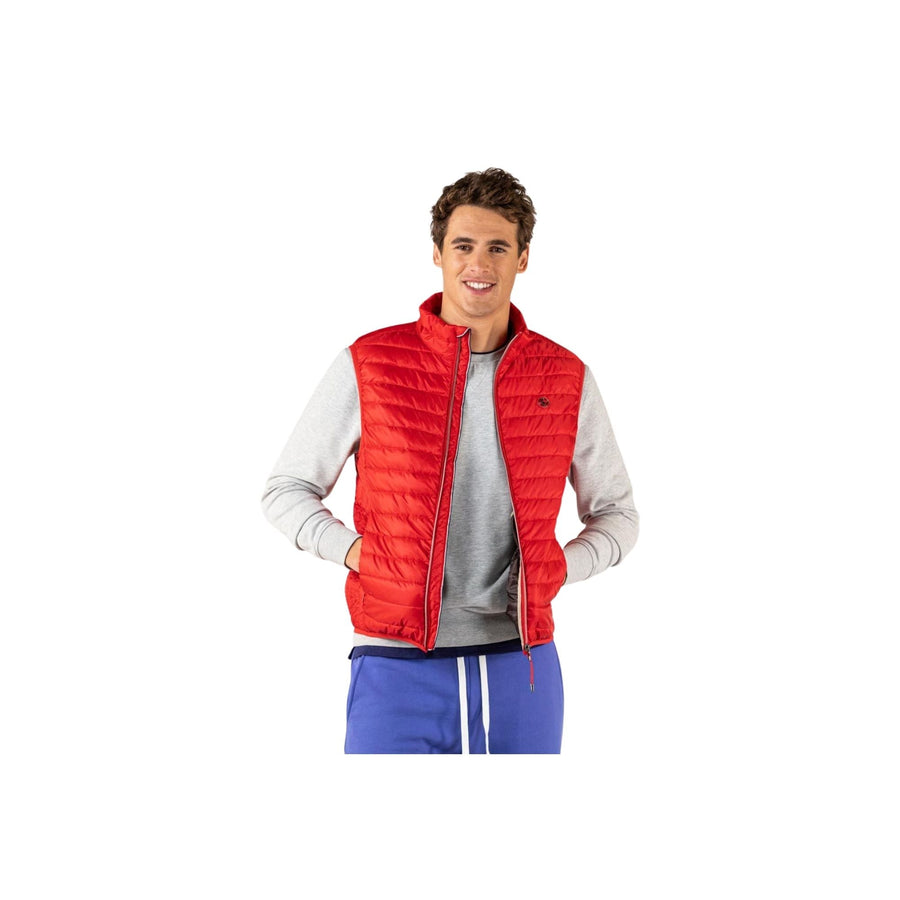 1040S220004 Chaleco el ganso chaleco plumas básico rojo - Medina Menswear®