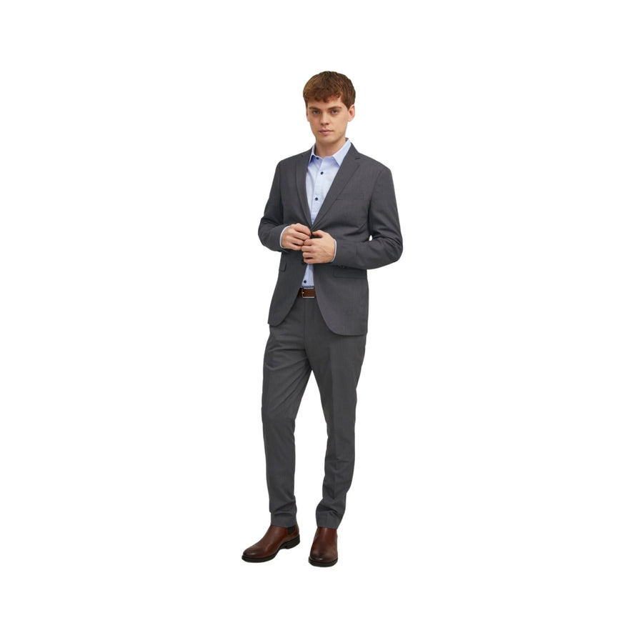 12181339Dark Grey Melange Traje jack jones jprfranco suit noos - Medina Menswear®