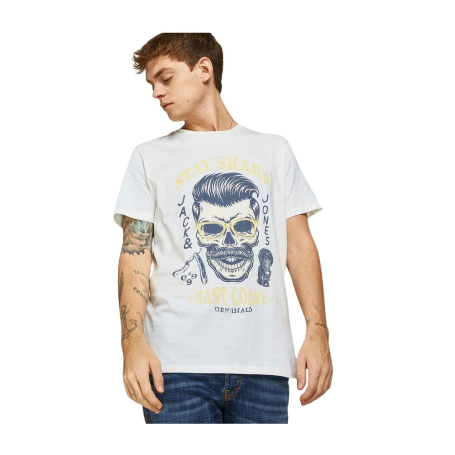 12205684CLOUD DANCER STANDARD Camiseta jack jones jordome tee ss crew neck sn - Medina Menswear®