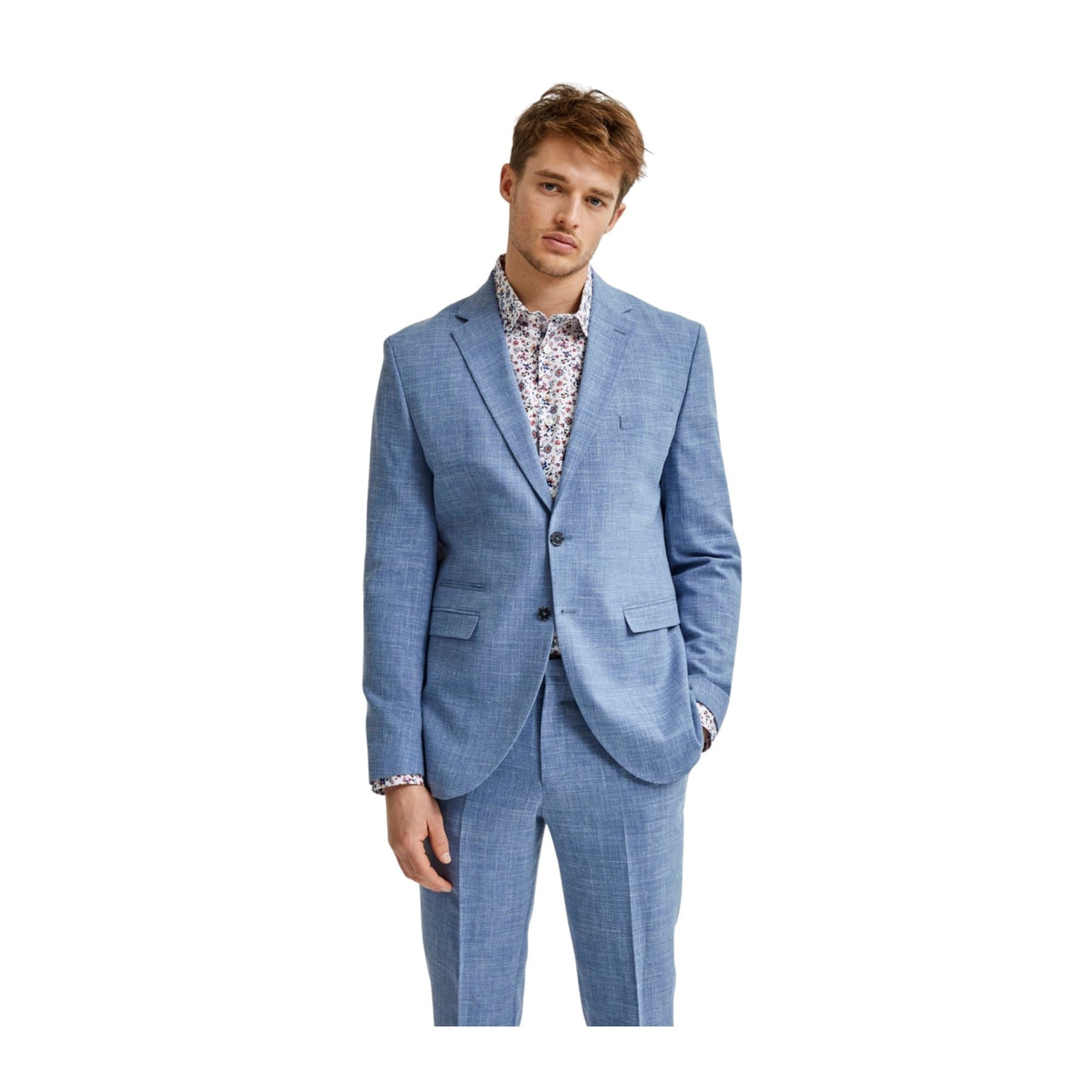 16078223Light Blue Americana selected slhslim-oasis light blue blz b noos - Medina Menswear®