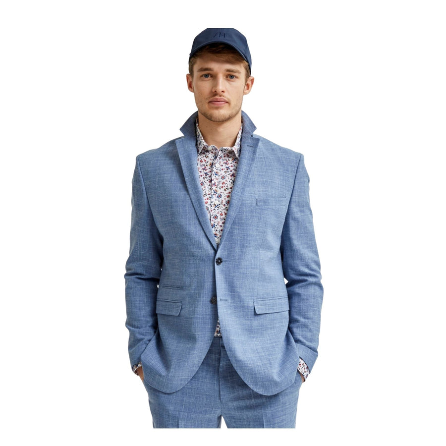 16078223Light Blue Americana selected slhslim-oasis light blue blz b noos - Medina Menswear®