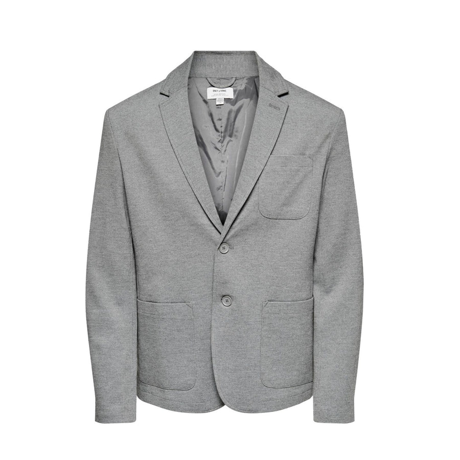 22015852Medium Grey Melange Americana only & sons onsmark blazer jkt gw 5852 noos - Medina Menswear®