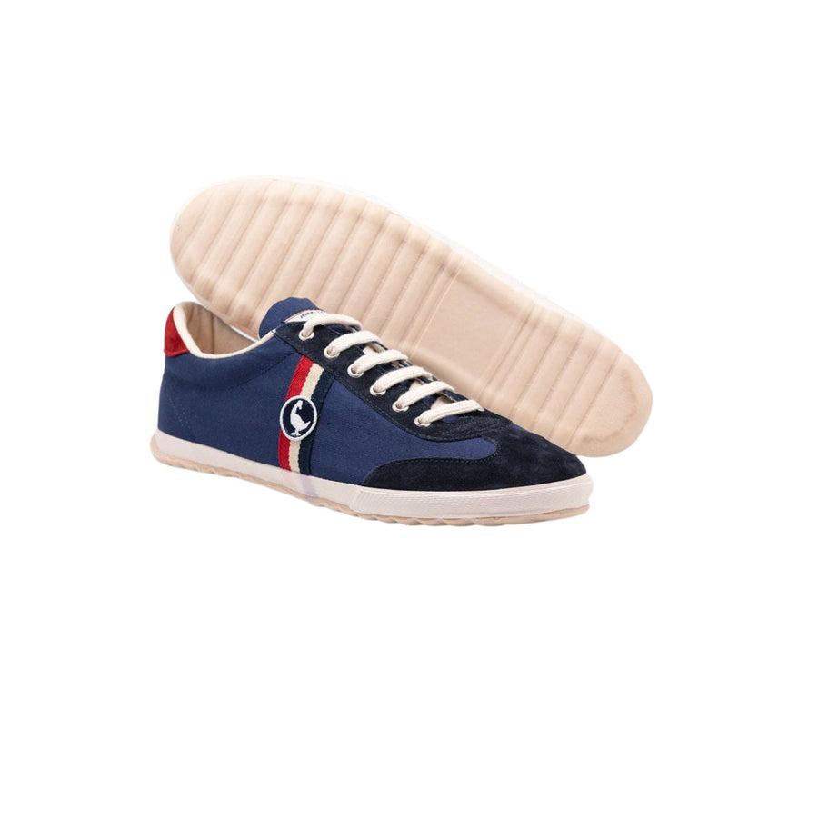 4110S220012 Zapatillas el ganso match canvas classic logo navy - Medina Menswear®