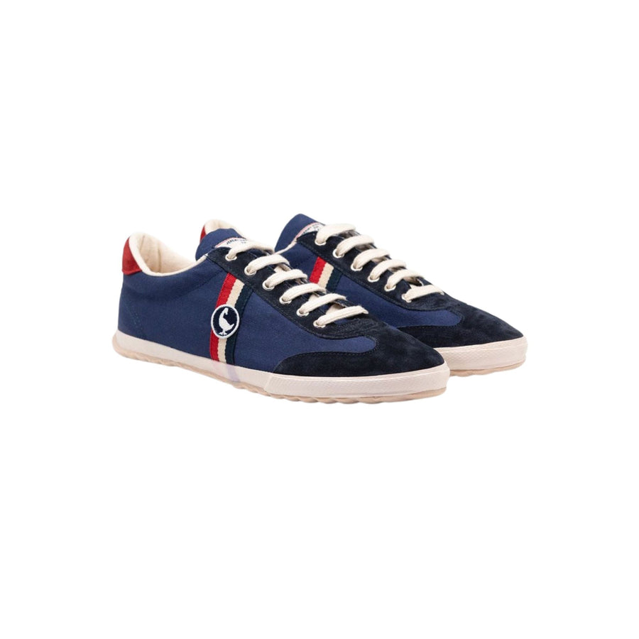 4110S220012 Zapatillas el ganso match canvas classic logo navy - Medina Menswear®