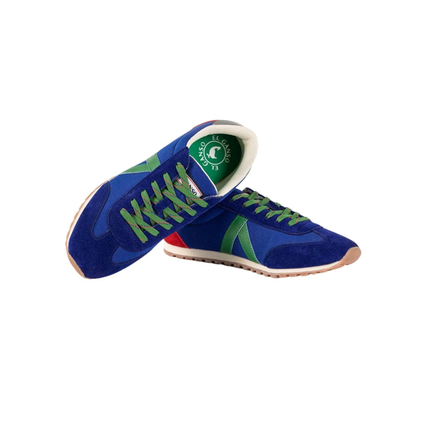 4110S220023 Zapatillas el ganso running rejilla nylon azul - Medina Menswear®