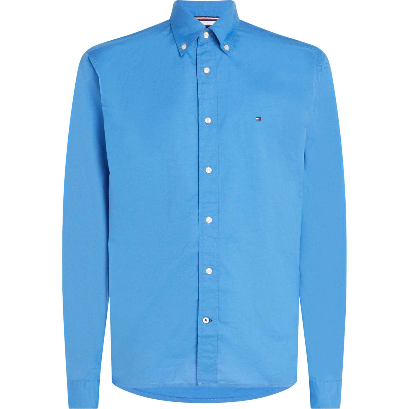 Camisas Tommy Hilfiger Hombre Flex Poplin Rf Shirt S/S · Azul marino Azul · imagen 1