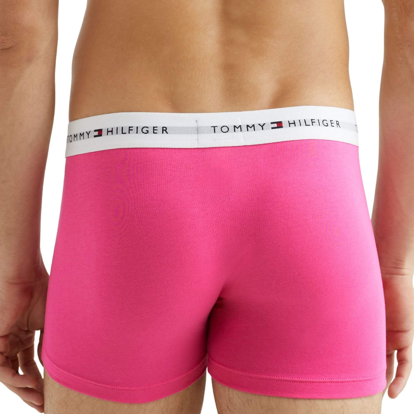 Calzoncillos Tommy Hilfiger Hombre 3P Trunk · Blanco Rojo · imagen 3