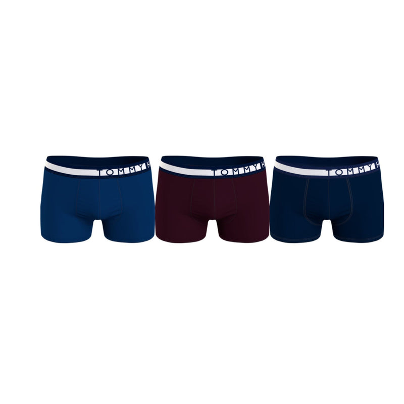 Calzoncillos Tommy Hilfiger Hombre 3P Trunk · Negro Azul marino