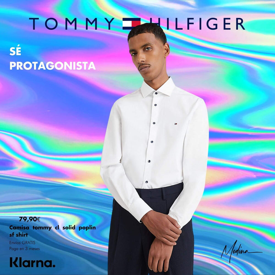 Camisas Tommy Hilfiger Hombre Cl Id Poplin Sf Shirt - Medina Menswear®