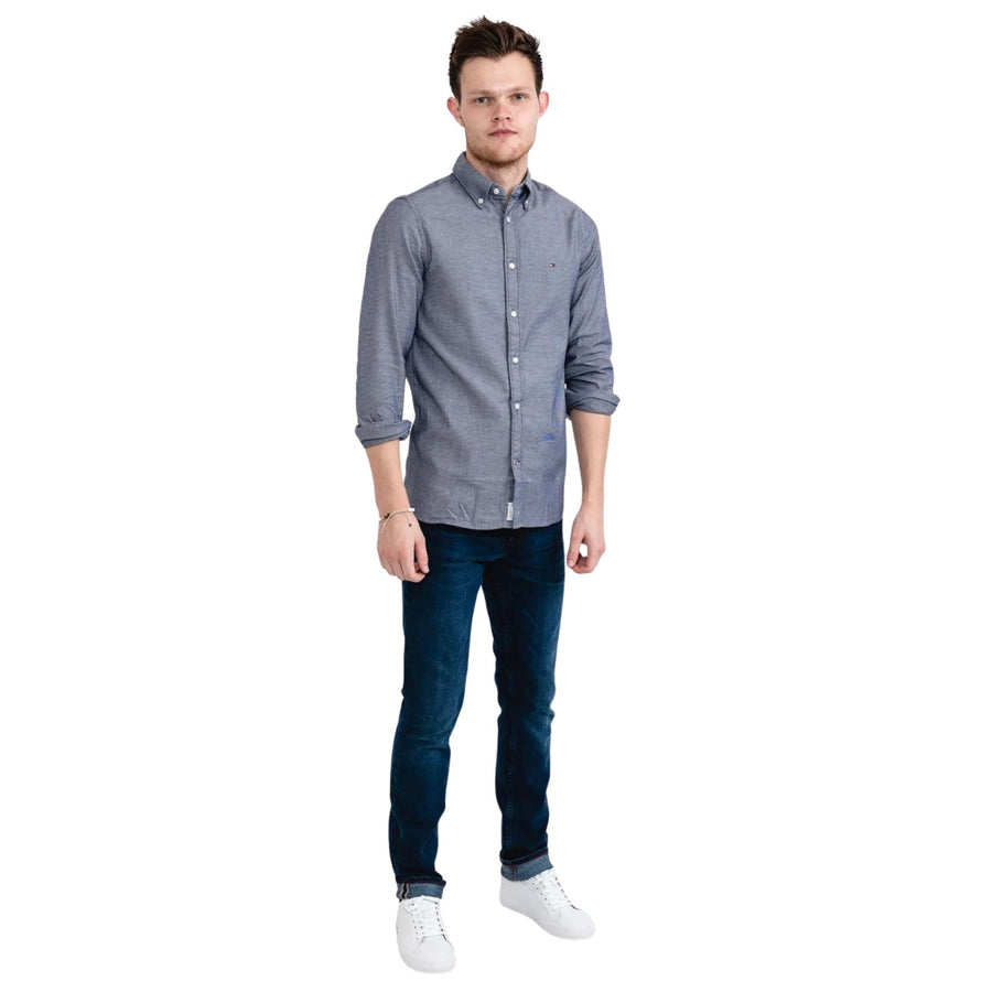 Camisas Tommy Hilfiger Hombre Flex Natural Soft Dobby Sf Shirt - Medina Menswear®
