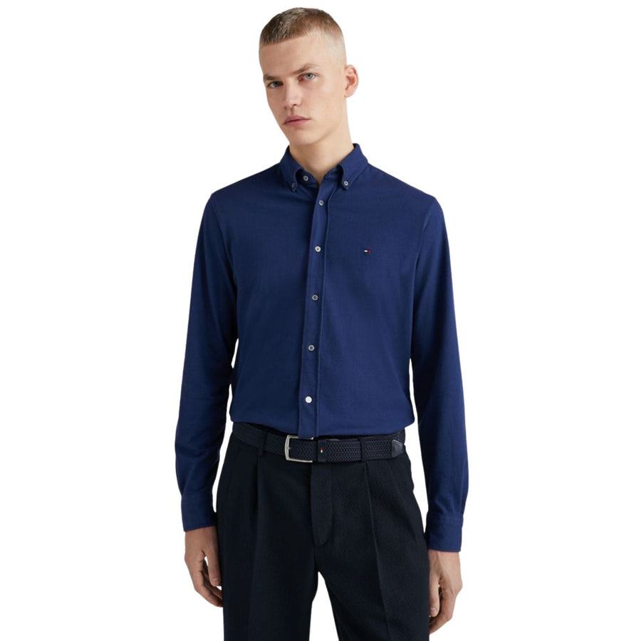 Camisas Tommy Hilfiger Hombre Garment Dyed Pique Rf Shirt - Medina Menswear®
