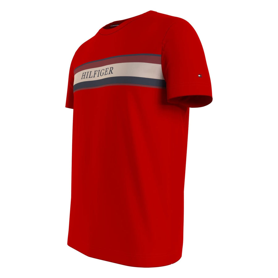 Camisetas Tommy Hilfiger Hombre Chest Hilfiger Stripe Tee - Medina Menswear®