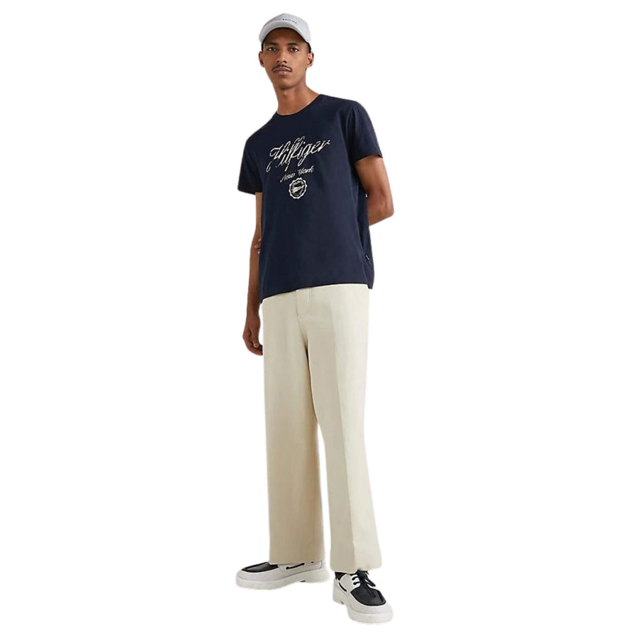 Camisetas Tommy Hilfiger Hombre Faded Script Print Tee - Medina Menswear®