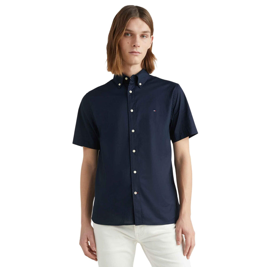 Camisas Tommy Hilfiger Hombre Flex Poplin Rf Shirt S/S