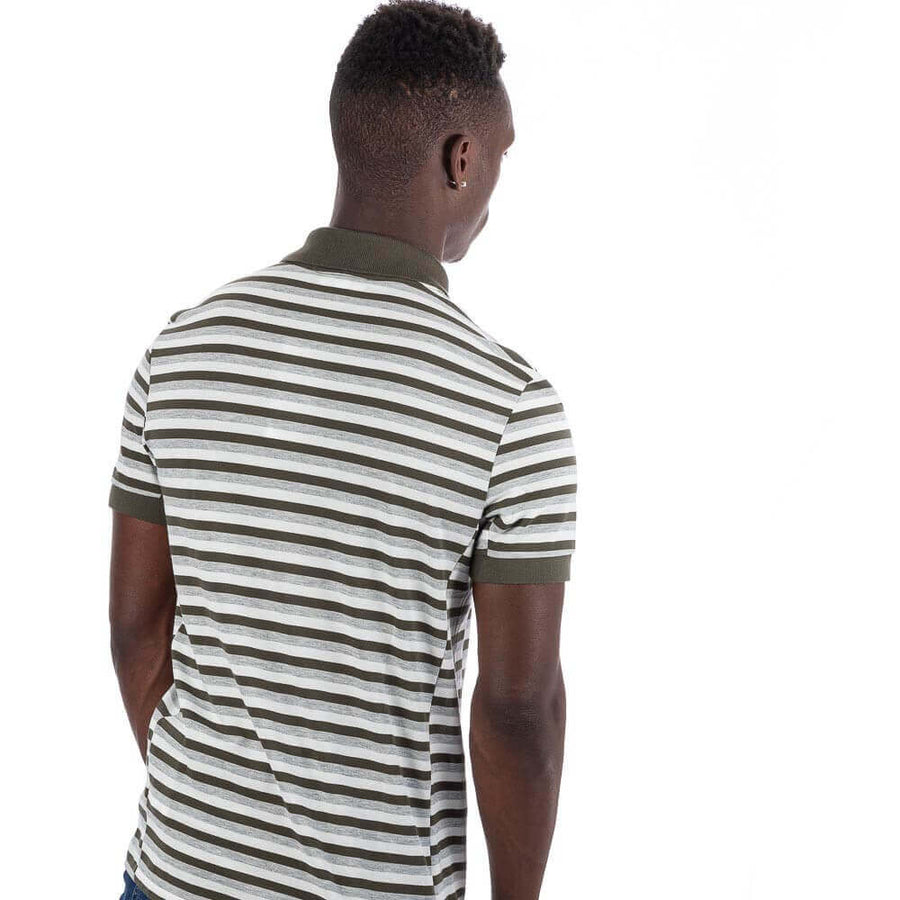 CHEMISE COL BORD-COTES MA FARINE/BAOBAB-A - Medina Menswear®