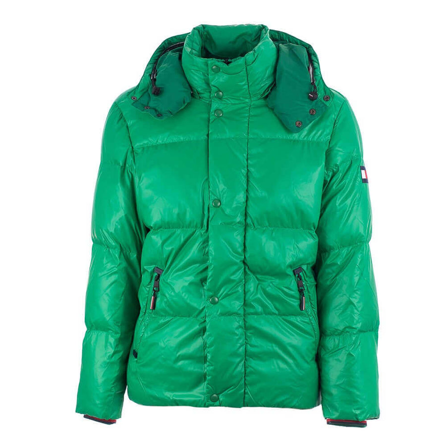 SHINY HOODED BOMBER - Medina Menswear®
