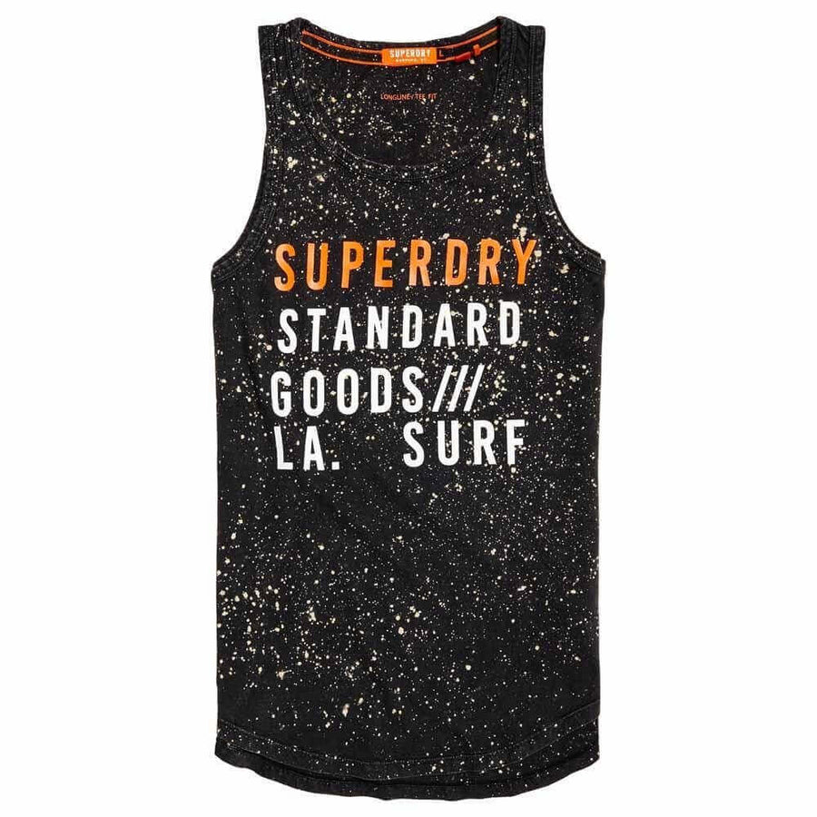 SURPLUS GOODS WASHED LONGLINE VEST SUPERDRY - Medina Menswear®