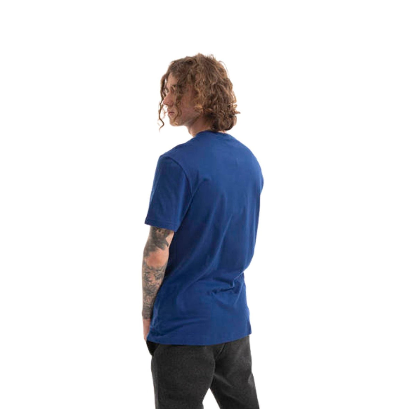 Camisetas Lacoste Hombre Th2038 - Short Sleeved Crew Neck Tee-Shirt · Azul marino Negro · imagen 2
