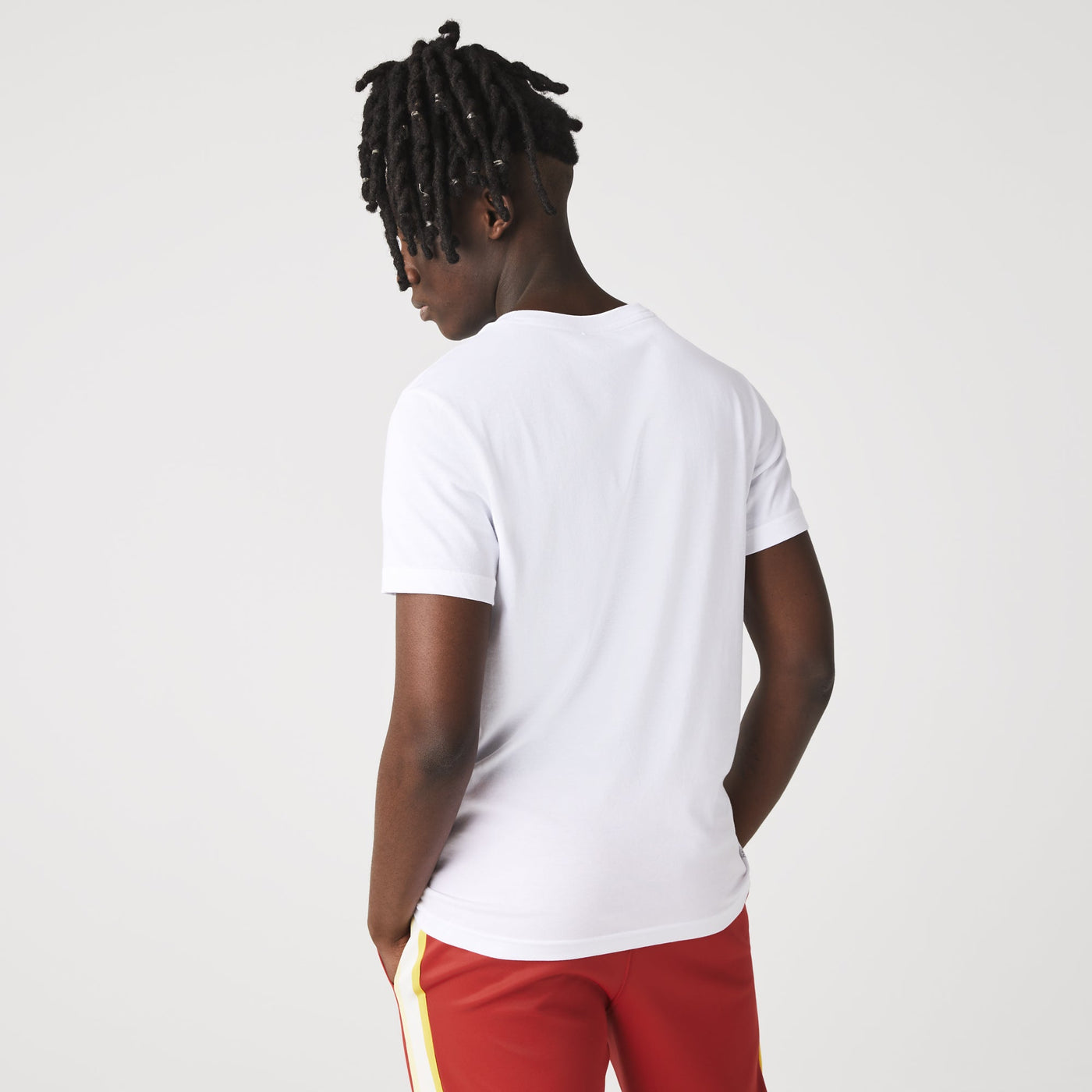 Camisetas Lacoste Hombre Th2042 - Tee-Shirt · Gris · imagen 3