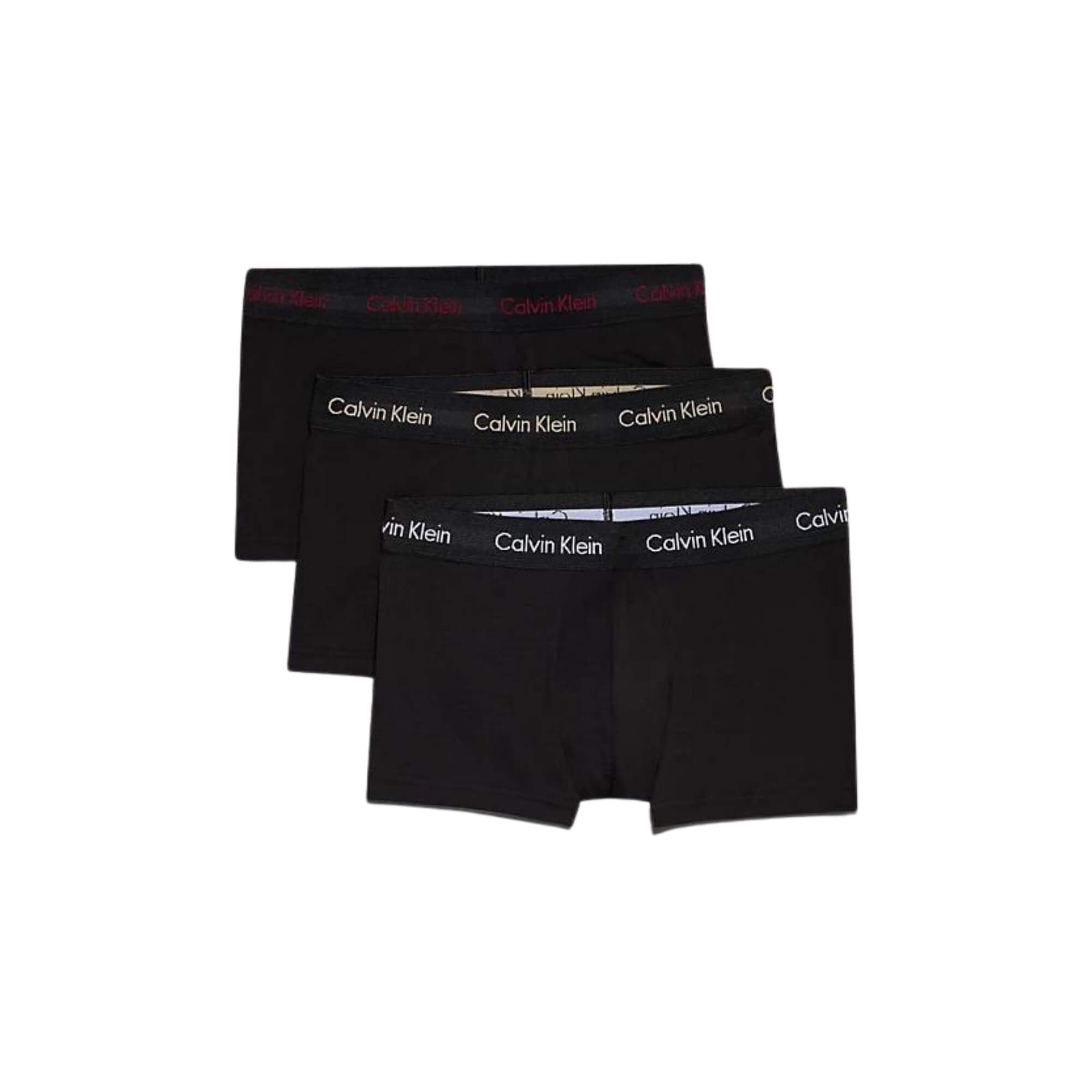 Calzoncillos Calvin Klein Hombre Low Rise Trunk 3Pk · Negro Gris v4 · imagen 6