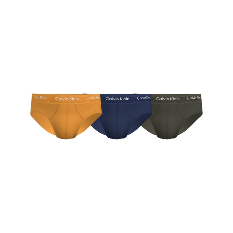 Calzoncillos Slip Hip Brief 3Pk | Calvin Klein · Azul marino Rojo