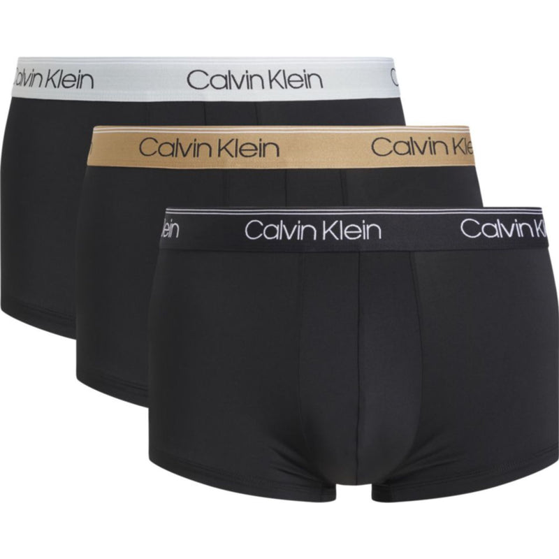 Calzoncillos Calvin Klein Hombre Low Rise Trunk 3Pk · Negro