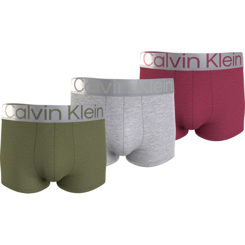 Calzoncillos Calvin Klein Hombre Trunk 3Pk · Gris