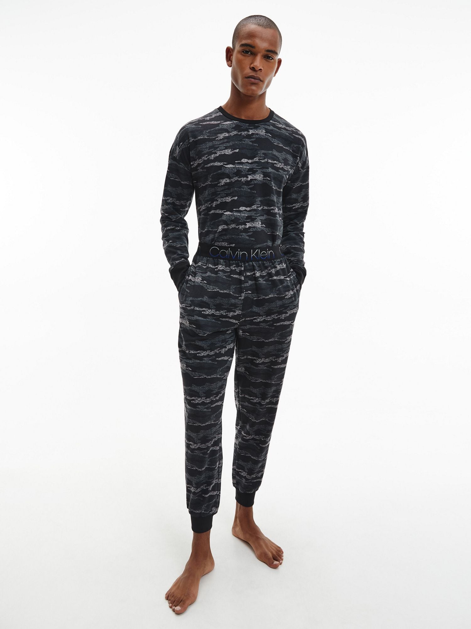 Pijama Pantalon Jogger | Calvin Klein · Negro Gris · imagen 3