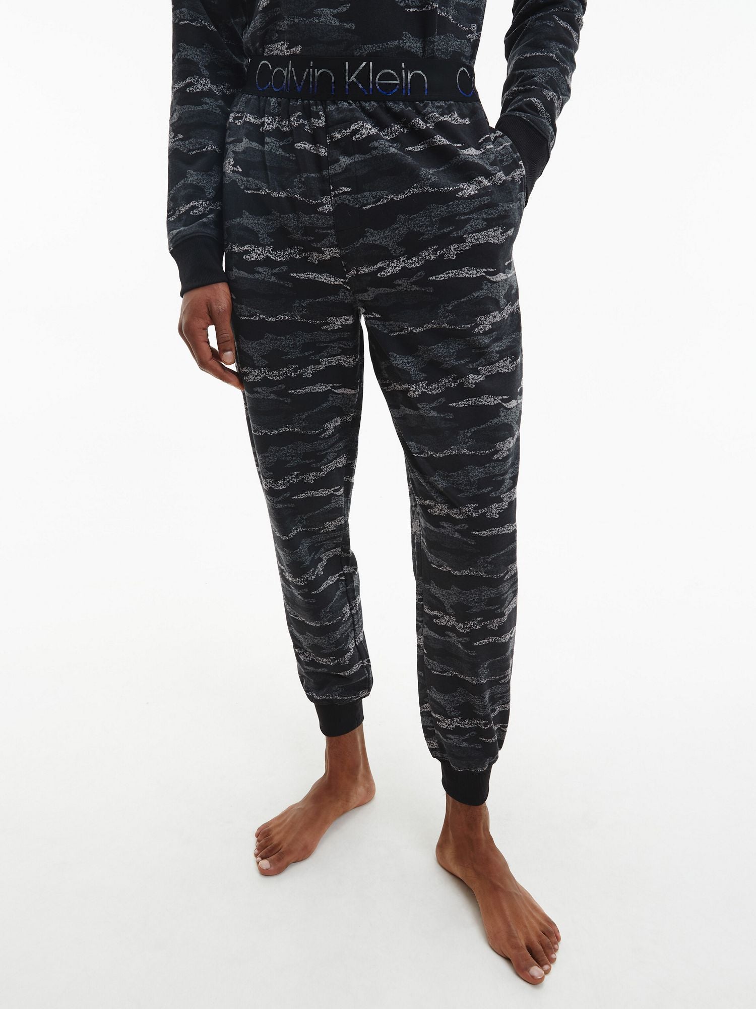 Pijama Pantalon Jogger | Calvin Klein · Negro Gris · imagen 2