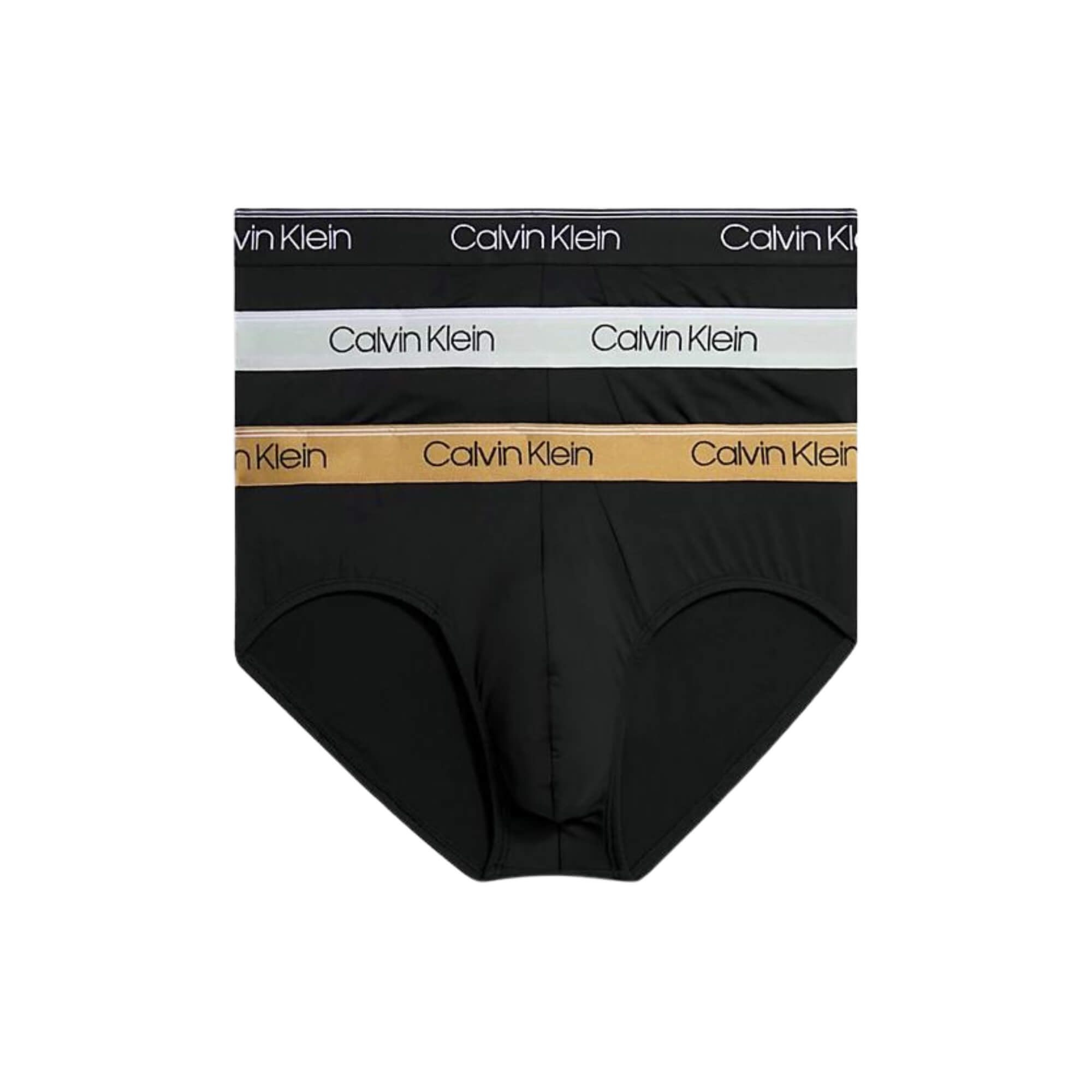 Calzoncillos Calvin Klein Hombre Hip Brief 3Pk · Negro · imagen 5