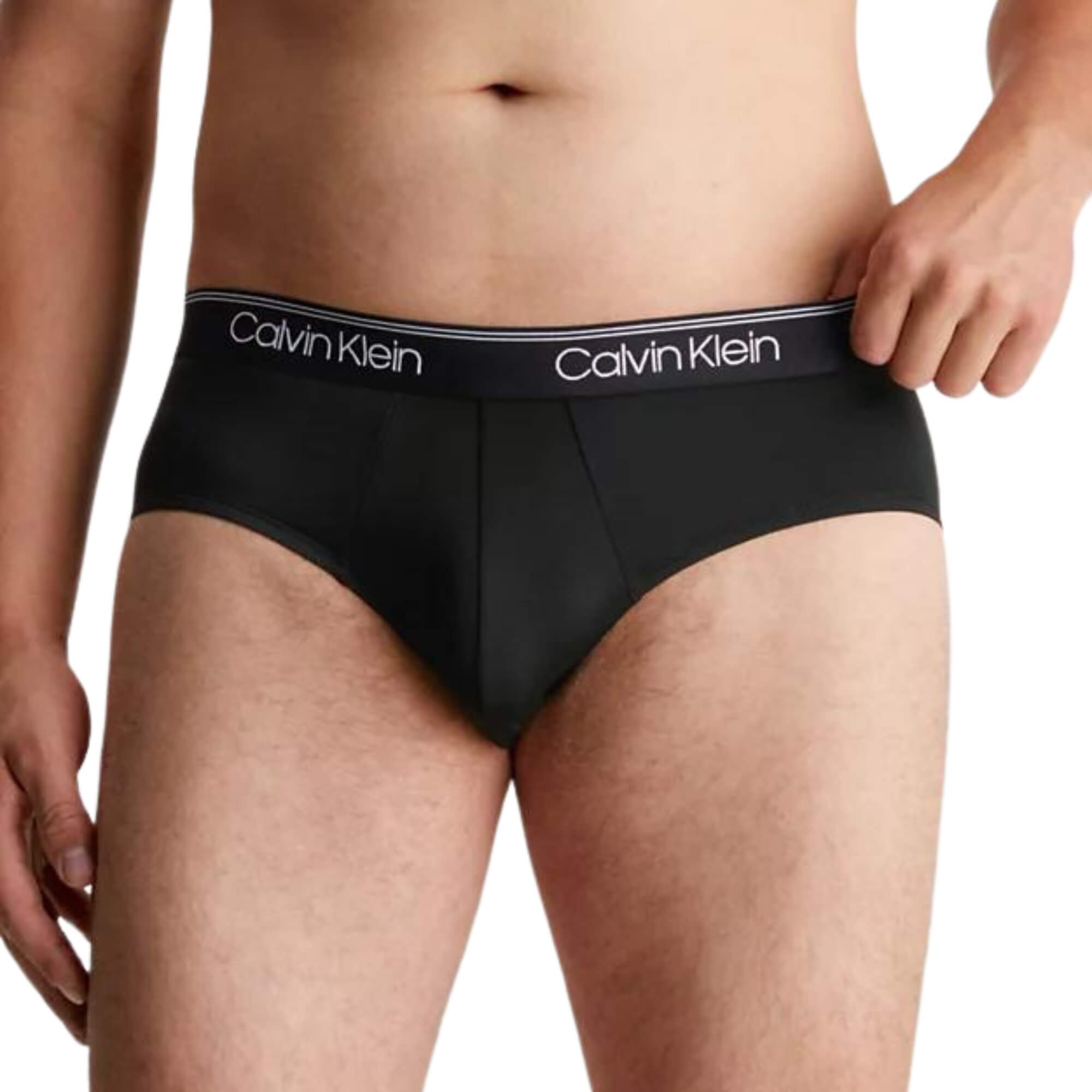 Calzoncillos Calvin Klein Hombre Hip Brief 3Pk · Negro · imagen 3