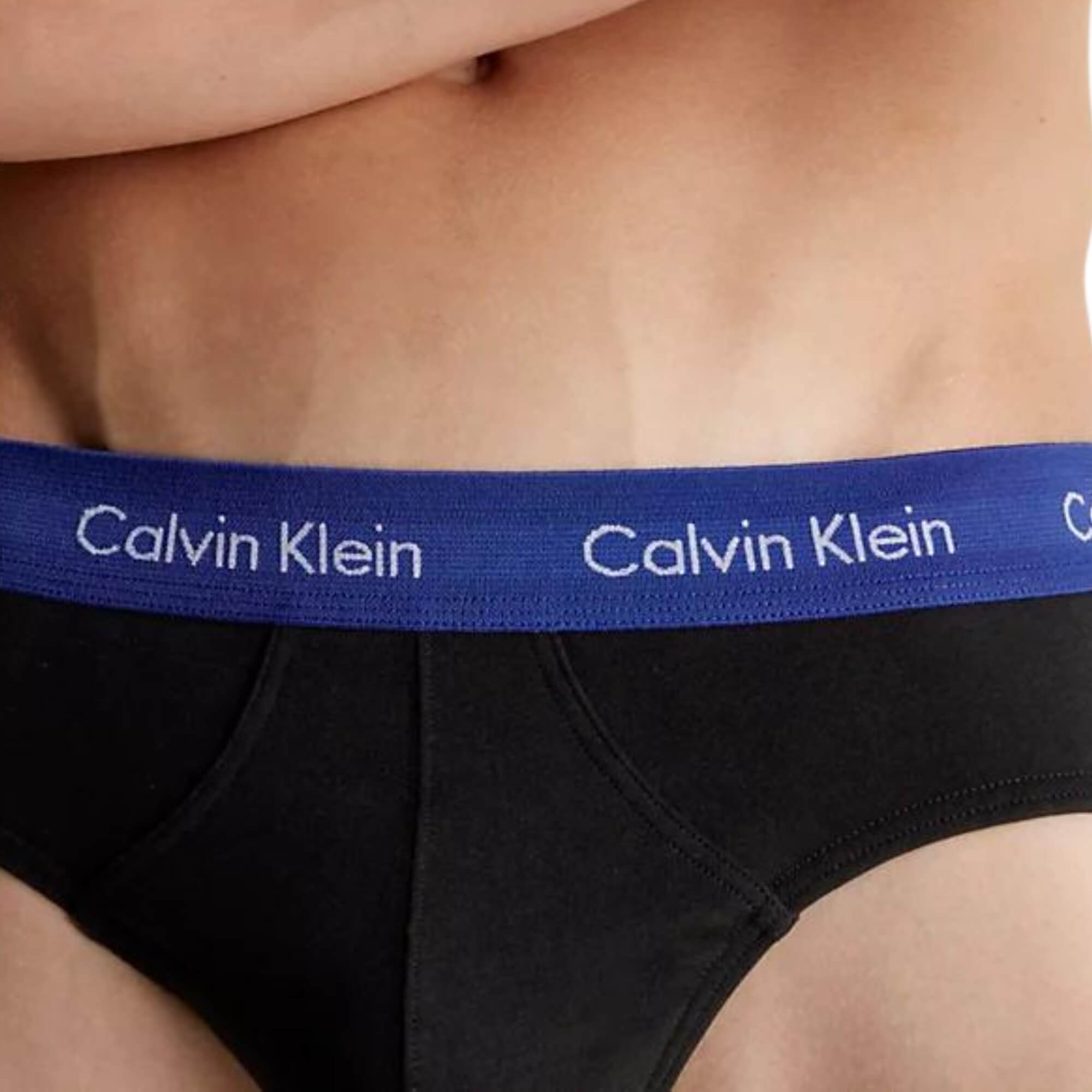 Calzoncillos Calvin Klein Hombre Hip Brief 3Pk · Negro Gris v4 · imagen 4