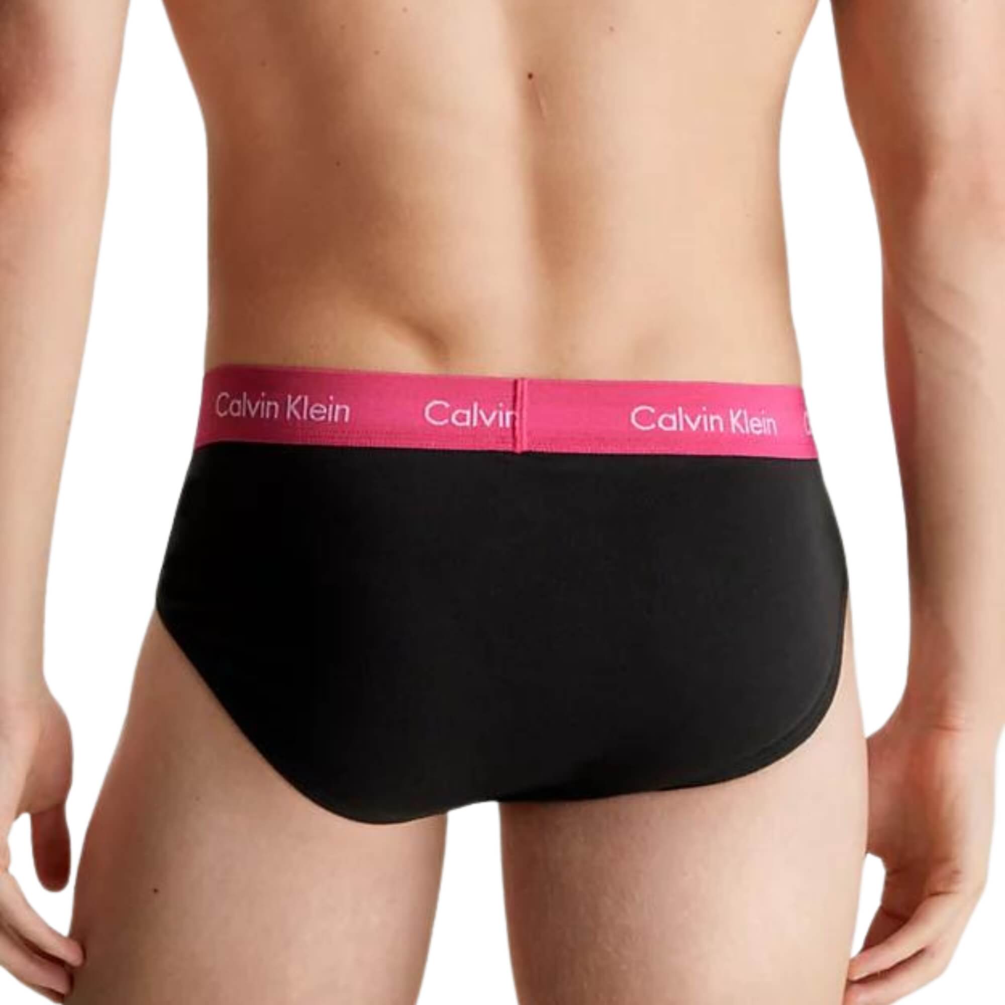 Calzoncillos Calvin Klein Hombre Hip Brief 3Pk · Negro Gris v4 · imagen 5