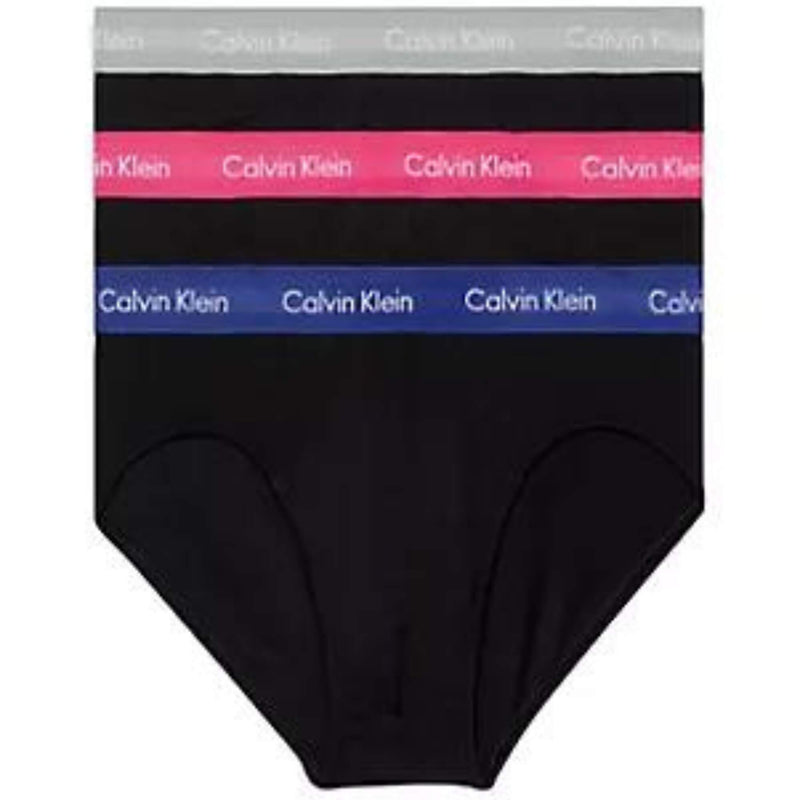 Calzoncillos Calvin Klein Hombre Hip Brief 3Pk · Negro Gris v4