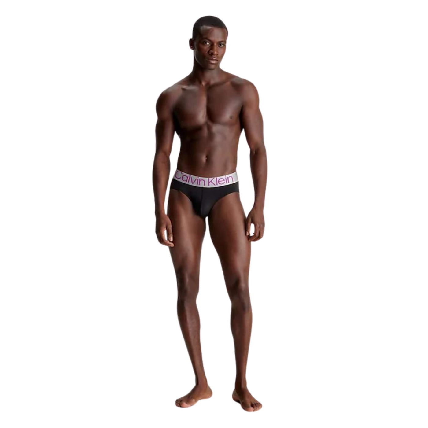 Calzoncillos Calvin Klein Hombre Hip Brief 3Pk · Negro Gris v3 · imagen 2
