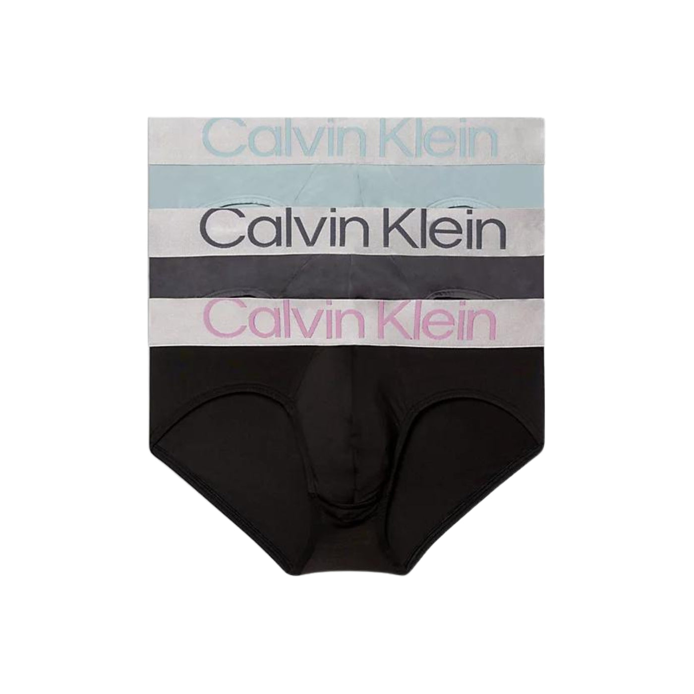 Calzoncillos Calvin Klein Hombre Hip Brief 3Pk · Negro Gris v3 · imagen 1