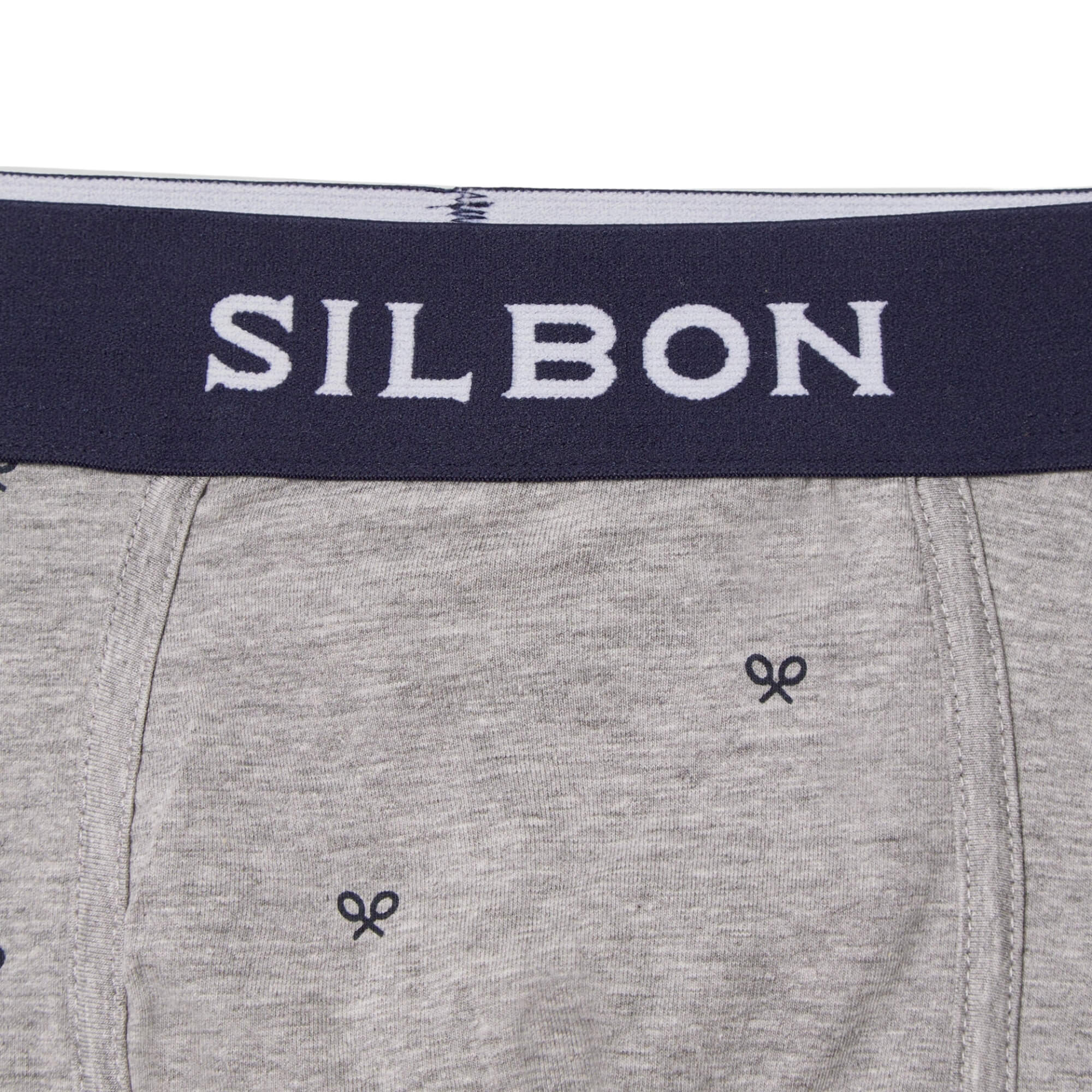 Calzoncillos Boxer Miniestampado Raquetas Gris | Silbon · imagen 1