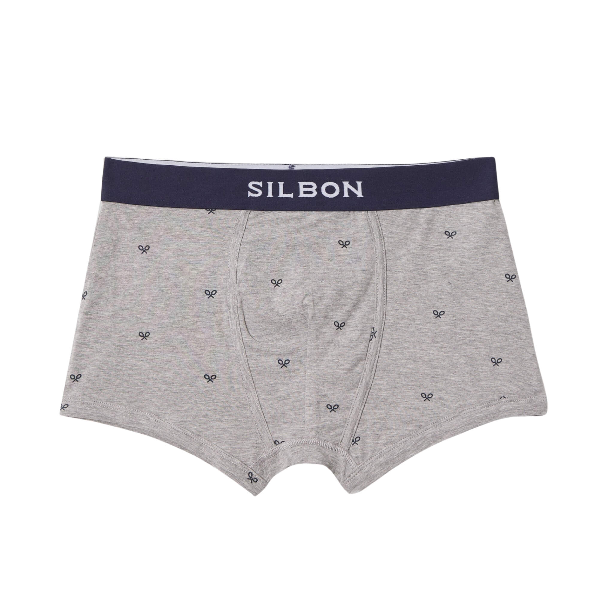 Calzoncillos Boxer Miniestampado Raquetas Gris | Silbon · imagen 3