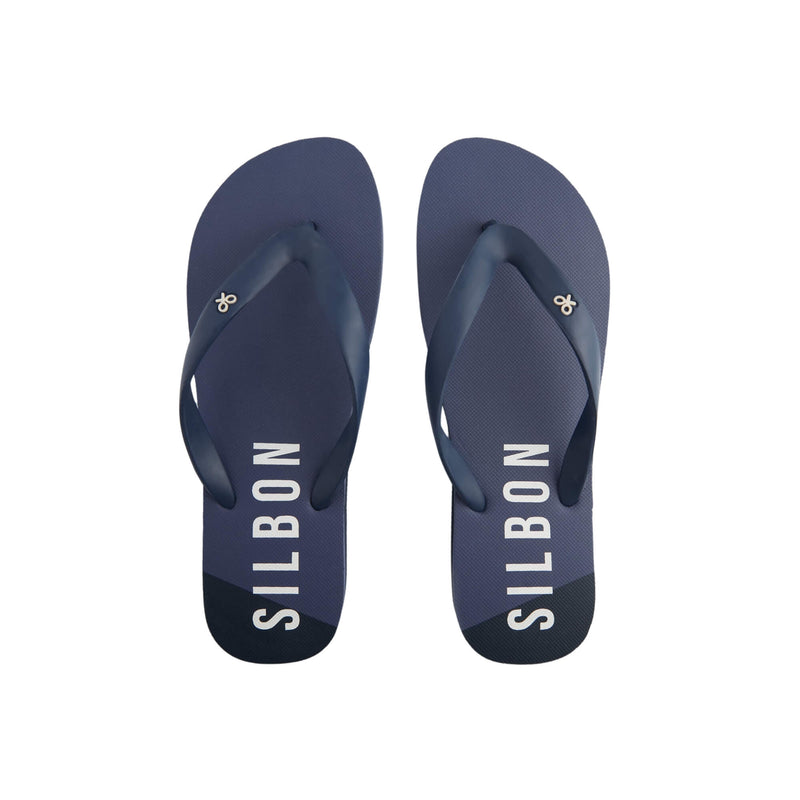 Sandalias Zapatos Chanclas Bicolor Azul | Silbon