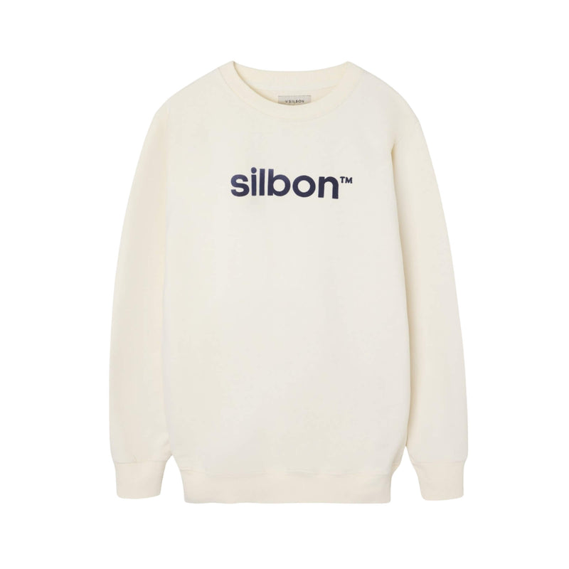 Sudadera Flock Crema | Silbon