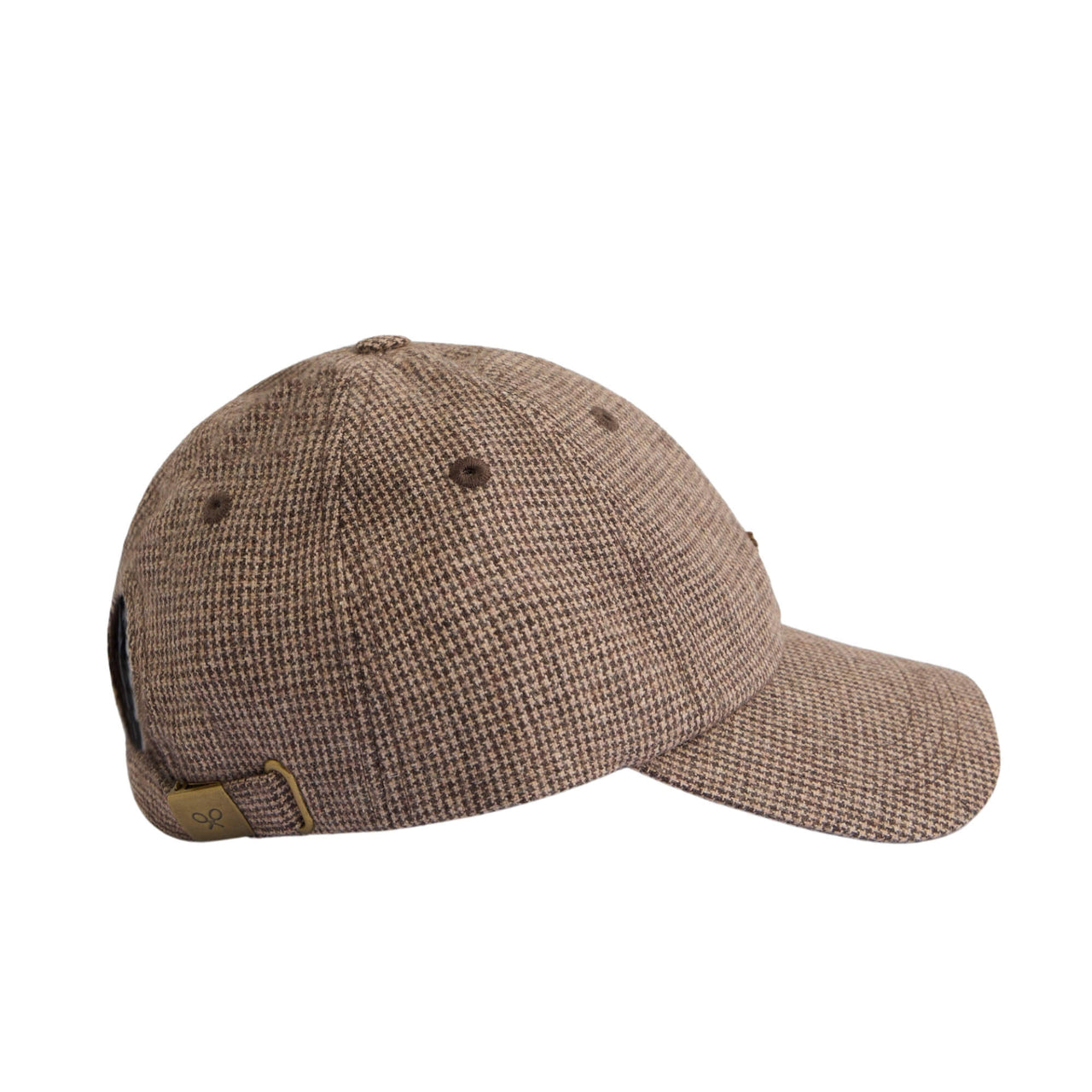 129642 Gorras Silbon Hombre Pata De Gallo Marron