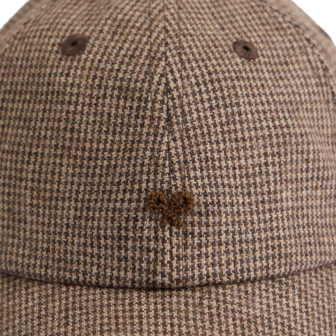 129642 Gorras Silbon Hombre Pata De Gallo Marron