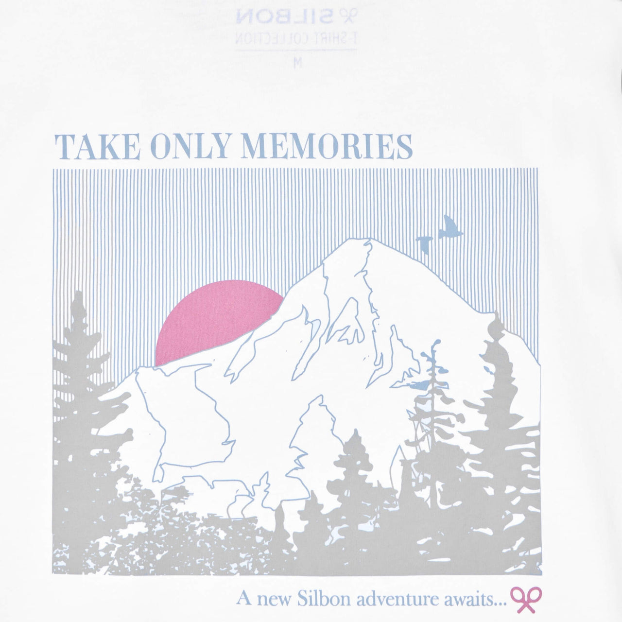 129955 Camisetas Silbon Hombre Take Only Memories Blanca