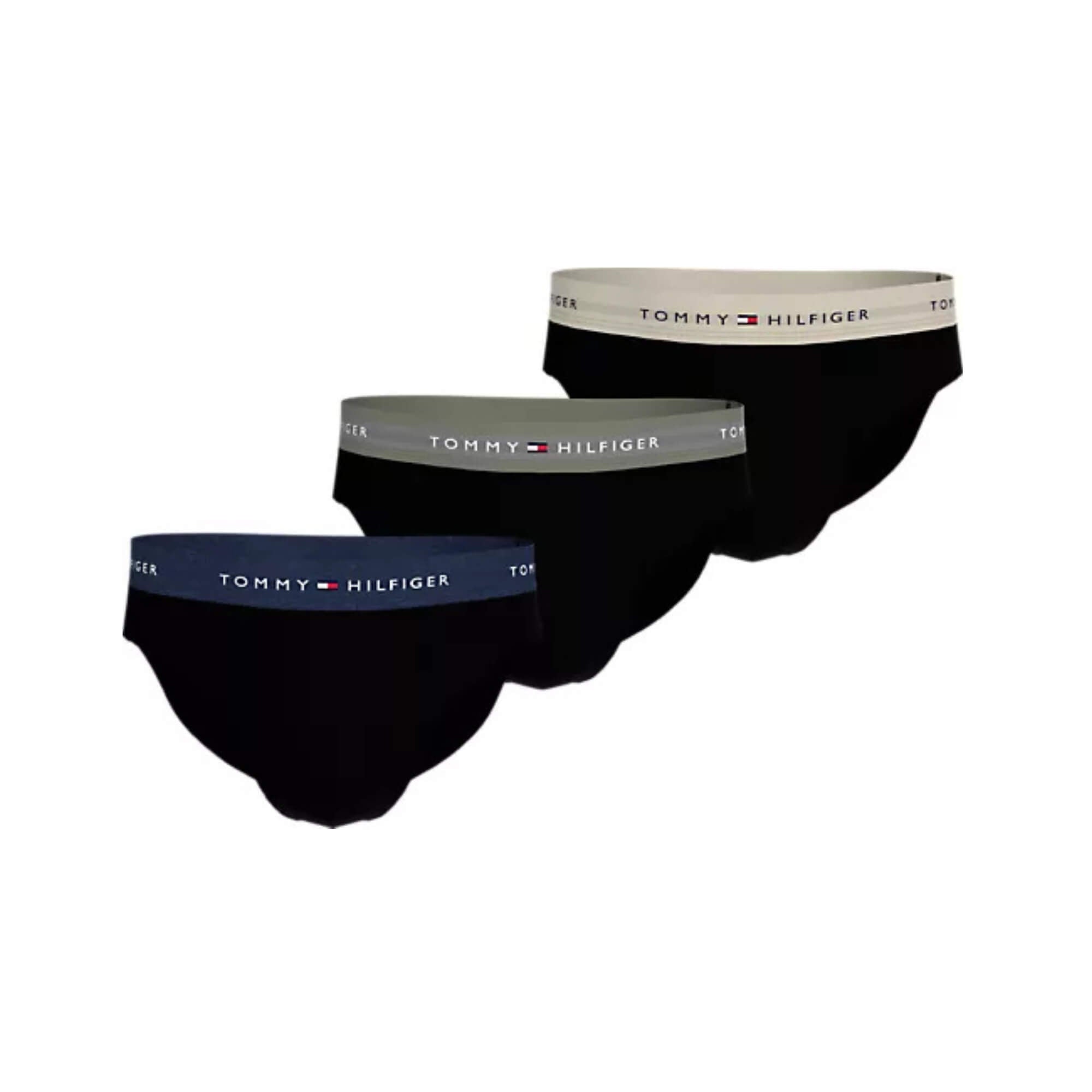 Tommy Hilfiger Calzoncillo 3p Brief Wb · Negro Marron · imagen 2