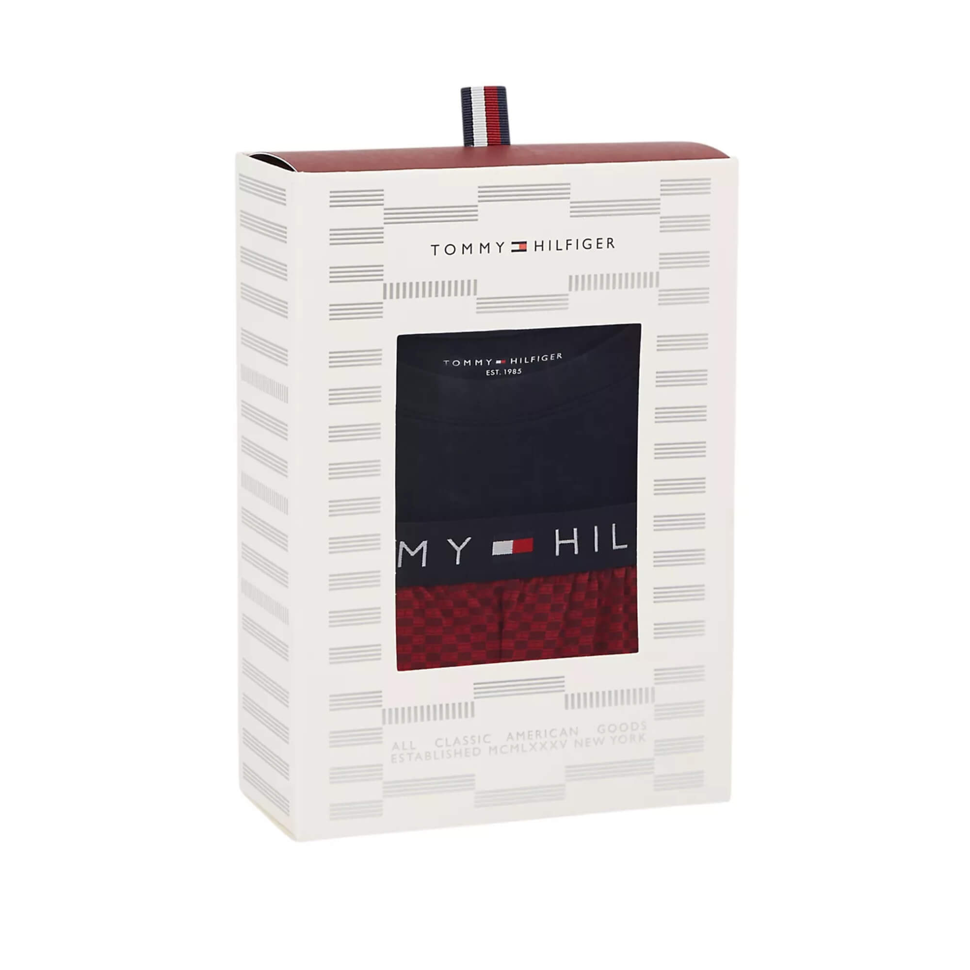 Tommy Hilfiger Pijamas Um0um036980wb Ls Jersey Pj Set Print - Boxed · imagen 4