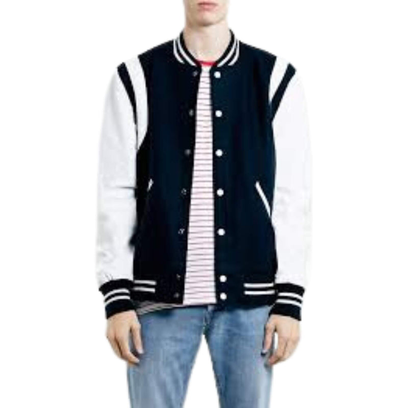 Selected Chaqueta Greaser Leather Varsity