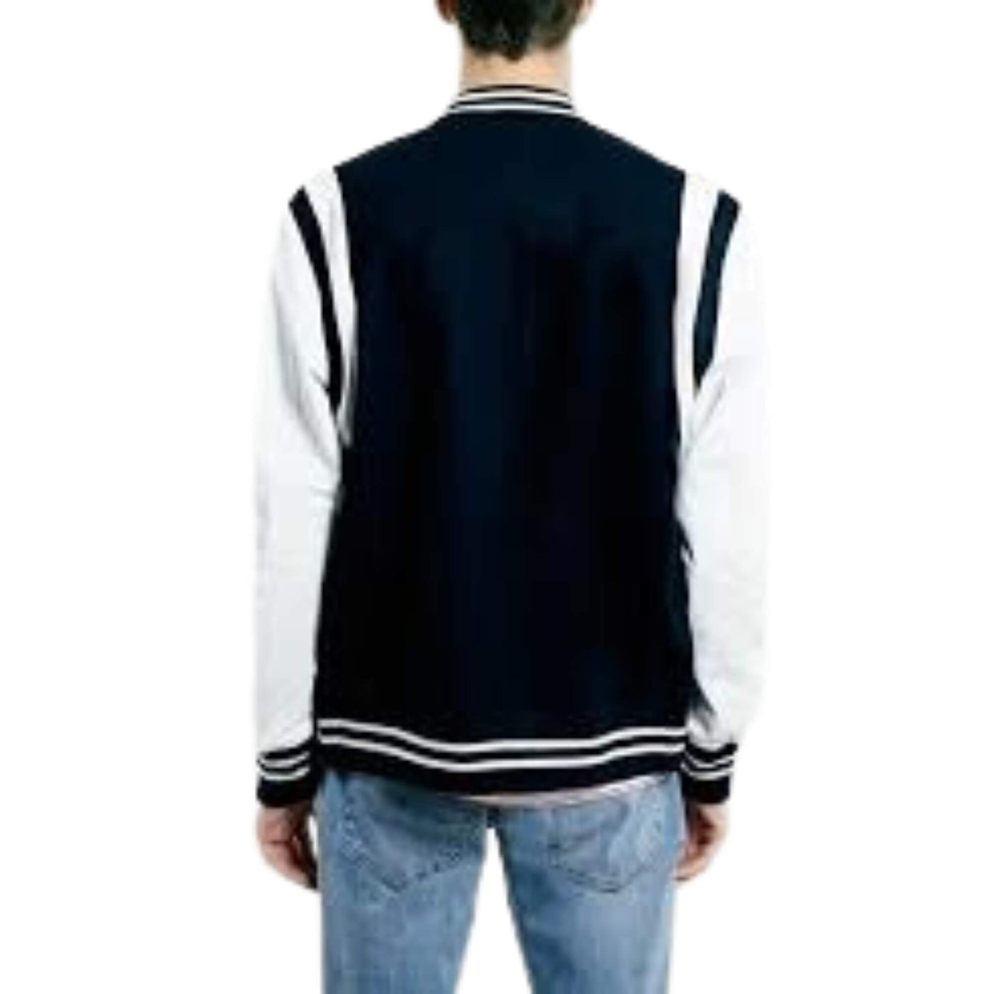 Selected Chaqueta Greaser Leather Varsity · imagen 3
