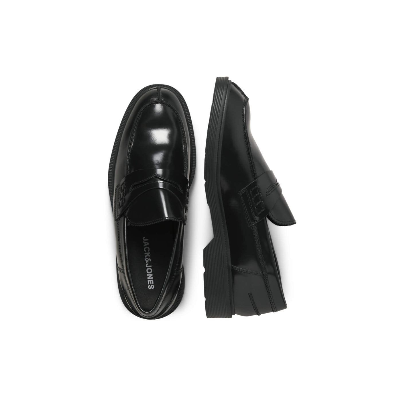 Zapatos de Vestir Jfwdax Leather Loafer Black | Jack & Jones · imagen 4
