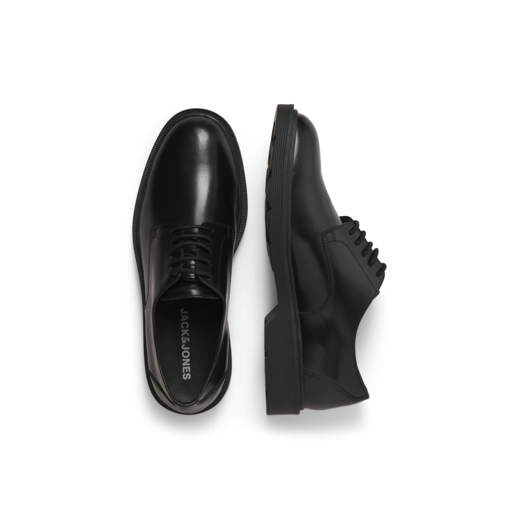 Zapatos de Vestir Jfwdax Leather Lace Anthracite | Jack & Jones · imagen 4