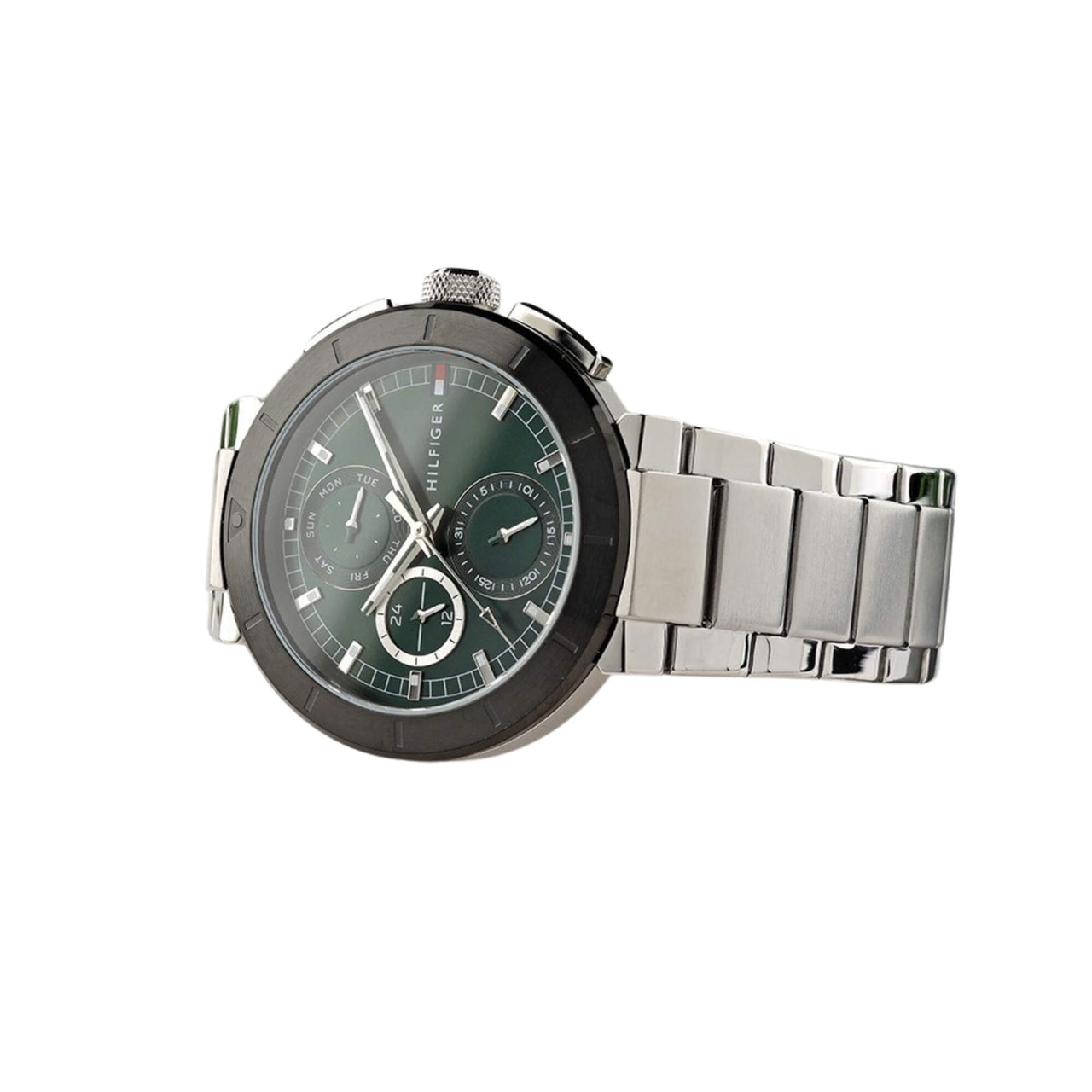 1792117 Relojes Tommy Hilfiger Hombre Lorenzo Plateado Y Verde Multifunción